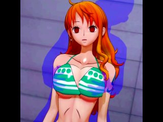 nami - big tits; big boobs; big breasts; 3d sex porno hentai; (by @uyunsyu) [one piece]